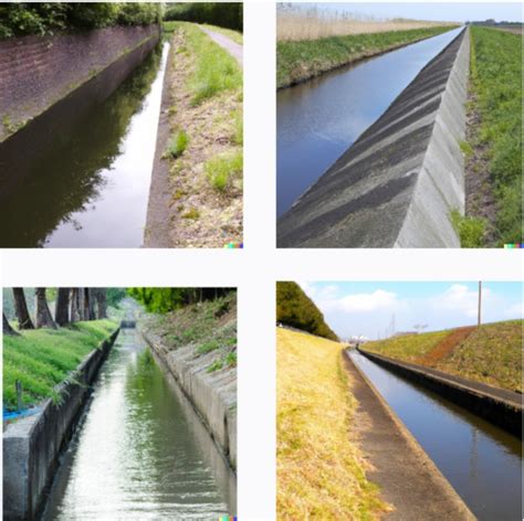 types of canal lining